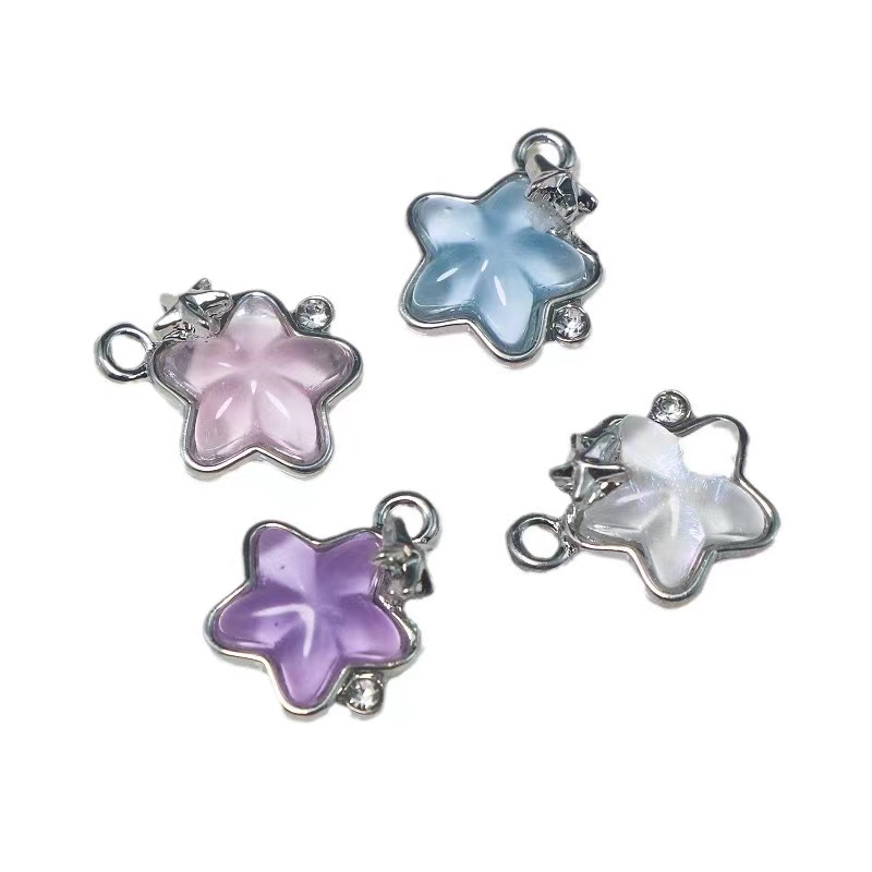 Moon Star Earrings - 5 шт. подвески из сплава в