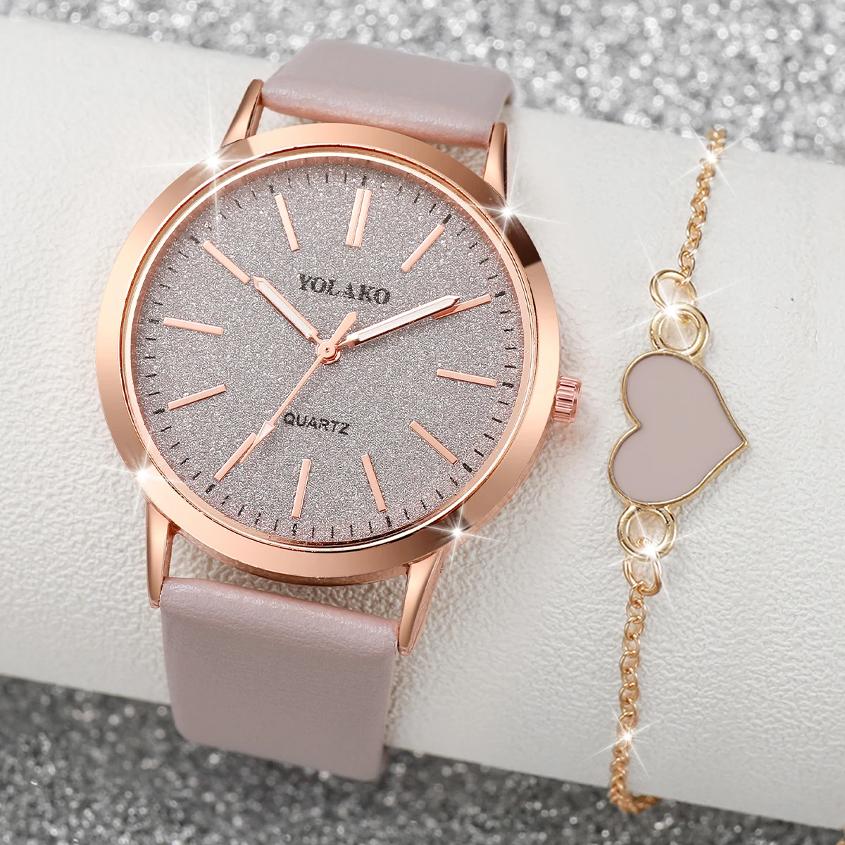 Jewelry Watches For Women - 2 шт./компл. Модные женские часы с