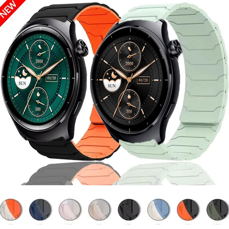 A1 Watches & Jewelry New York Photos - Спортивный магнитный силиконовый браслет 22 мм