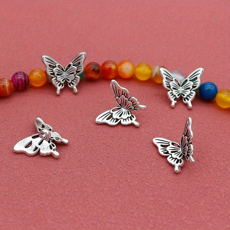 10PCS Silver Butterfly Accesso – обзор и цена Butterfly Pendant Necklace