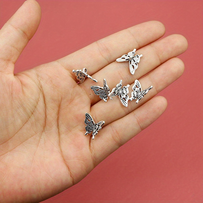 10PCS Silver Butterfly Accesso – обзор и цена Butterfly Pendant Necklace