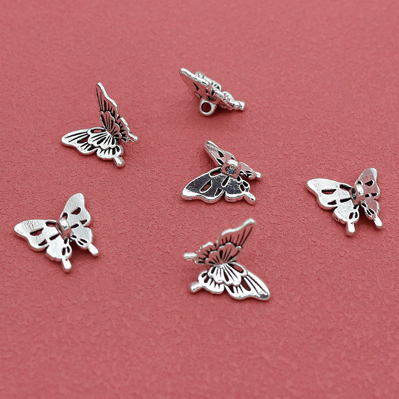 10PCS Silver Butterfly Accesso – обзор и цена Butterfly Pendant Necklace