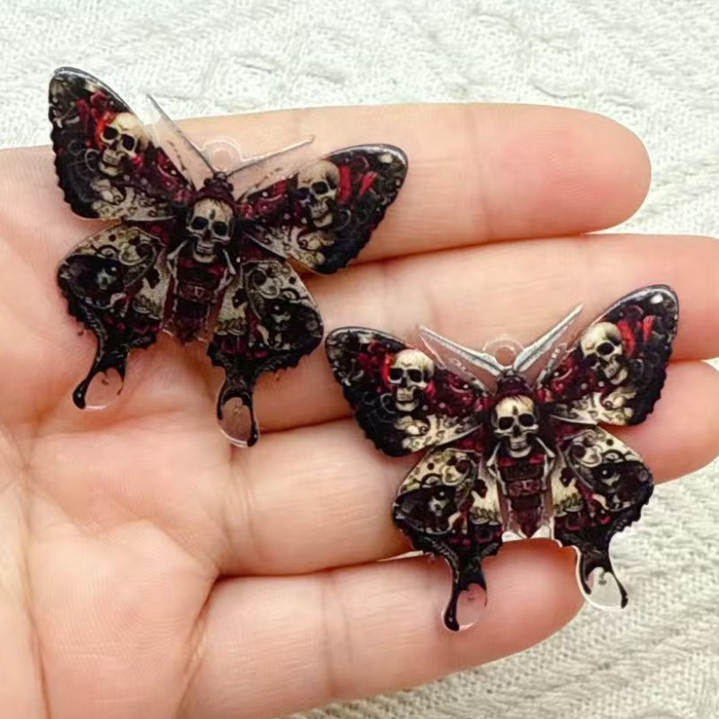 Готическая темная бабочка, акр – обзор и цена Butterfly Pendant Necklace