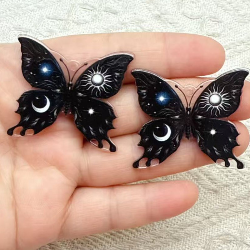 Готическая темная бабочка, акр – обзор и цена Butterfly Pendant Necklace