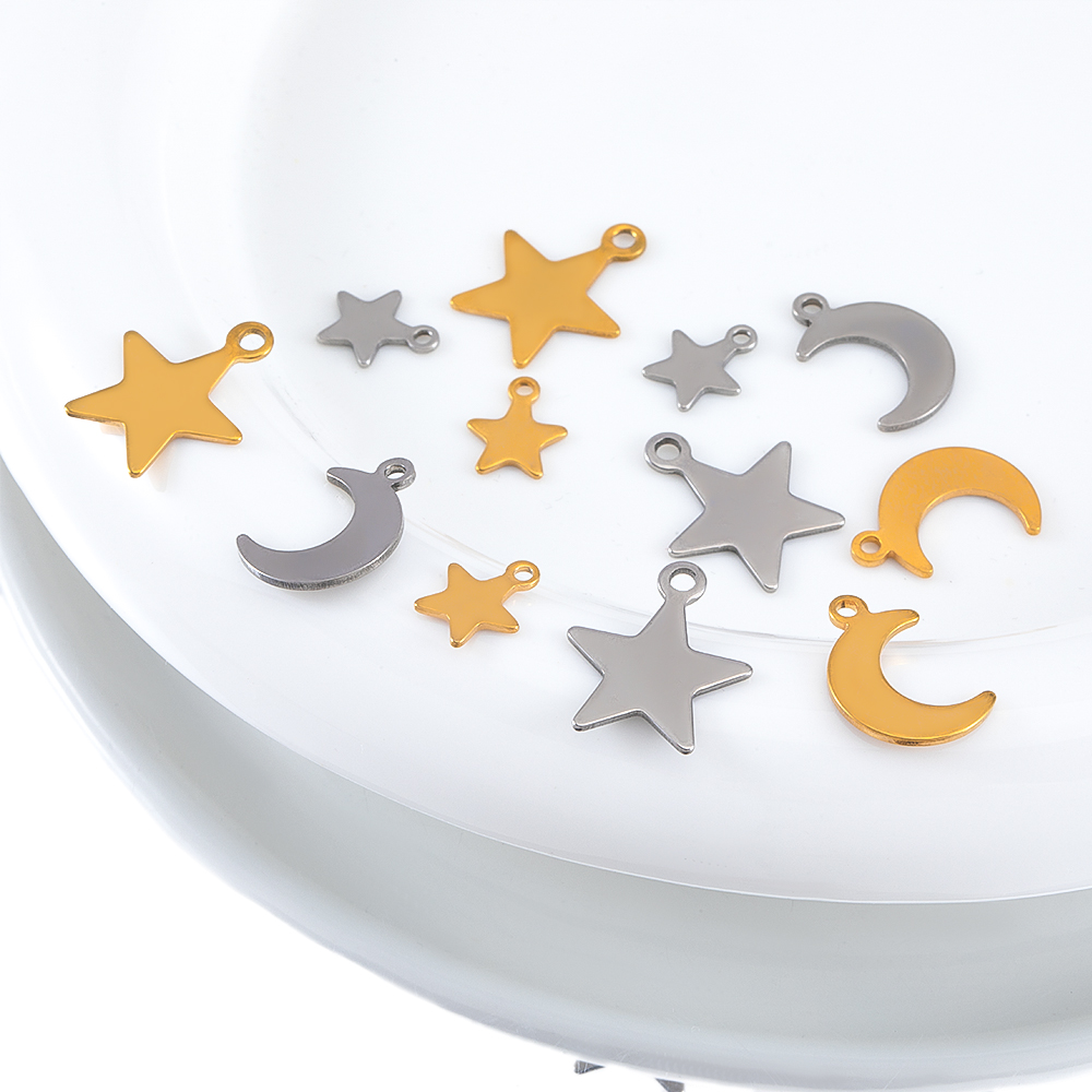20 шт., ожерелье из нержавеюще – обзор и цена Moon Star Earrings