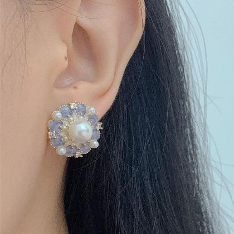 Женские винтажные серьги-гвозд – обзор и цена Pearl Stud Earrings