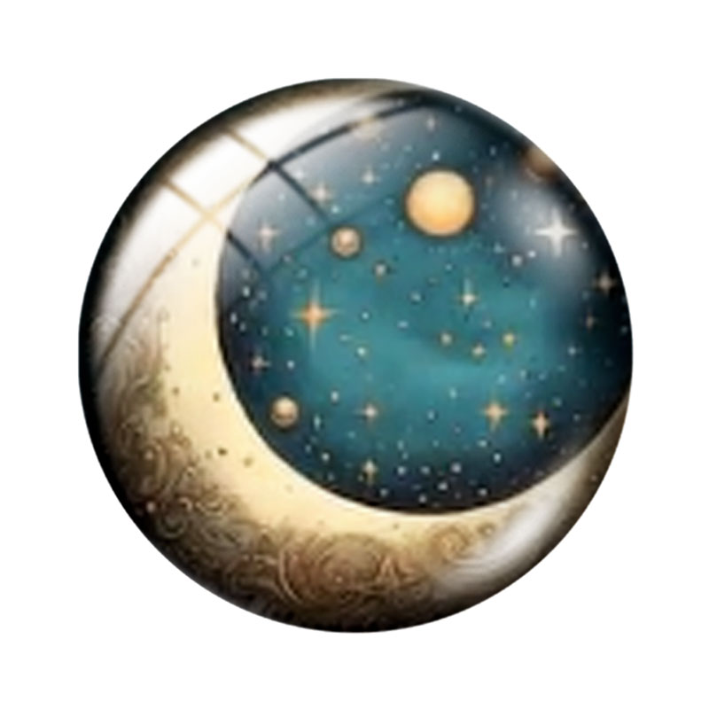 Стеклянные кабошоны MOON and S – обзор и цена Moon Star Earrings