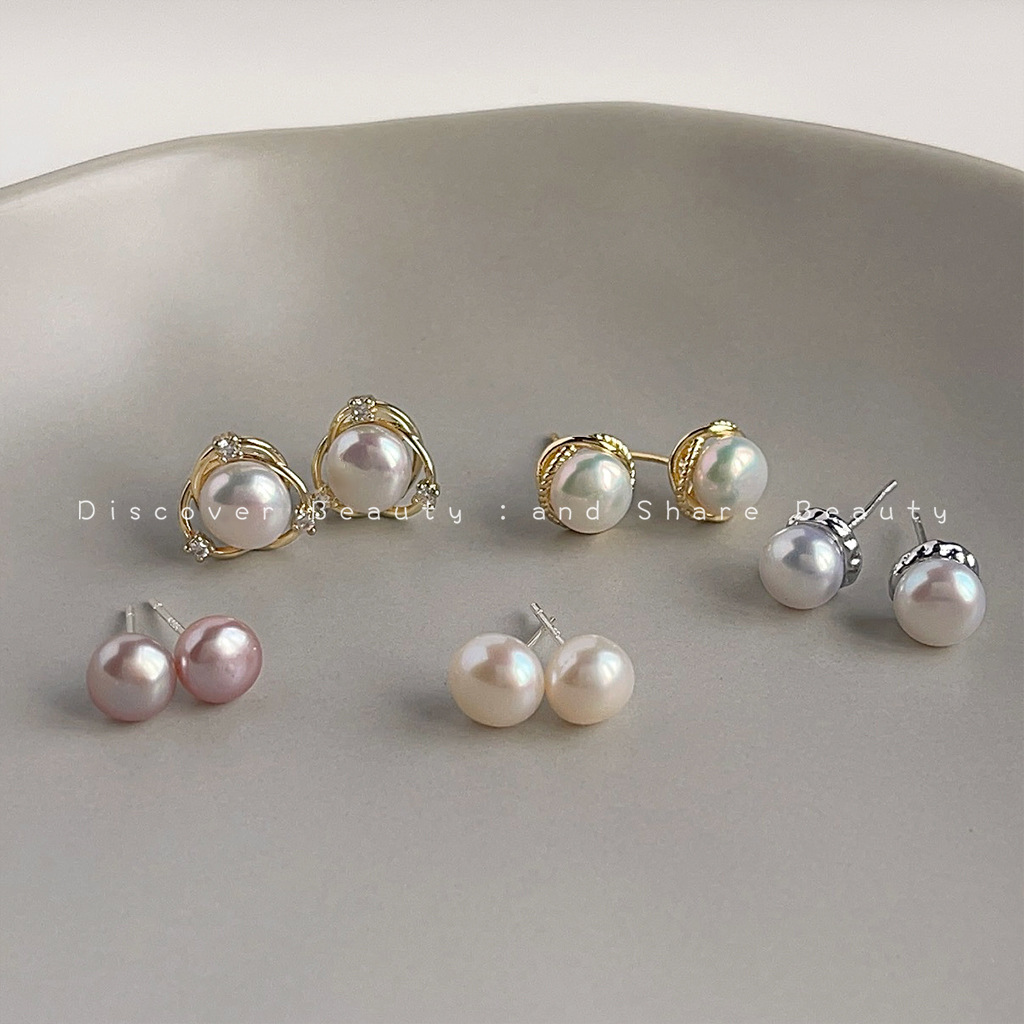 Серьги-гвоздики DIY с маленьки – обзор и цена Pearl Stud Earrings